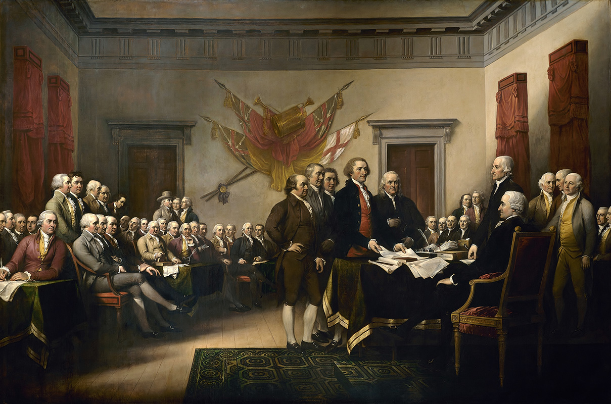 Declaration of Independence, by John Trumbull (1756-1843)