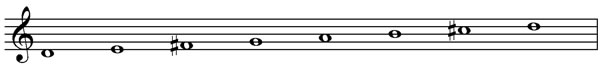 D major scale