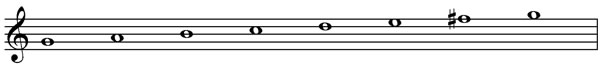 G major scale