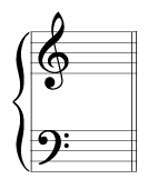 A minor key signature