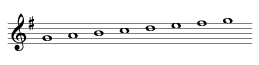 G major scale