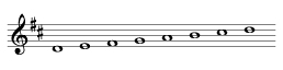 D major scale
