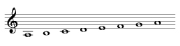 A Minor scale