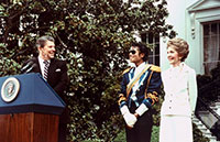 Michael Jackson at the White House