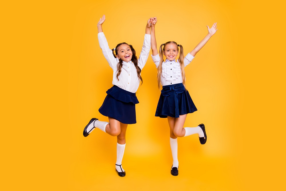 Jumping and skipping are good coordination and dance activities