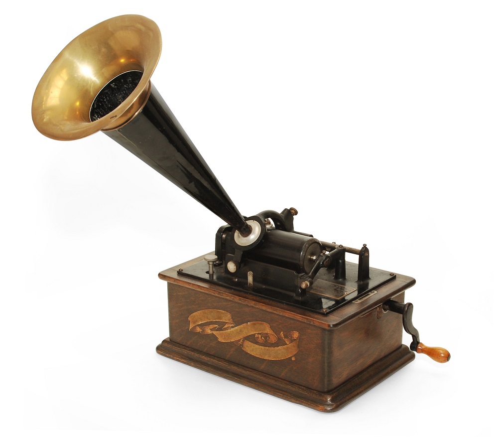 Edison cylinder phonograph, circa 1899