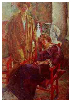 Two Friends <br> by Umberto Boccioni</a>